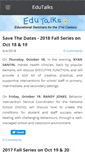 Mobile Screenshot of edutalksseminars.com